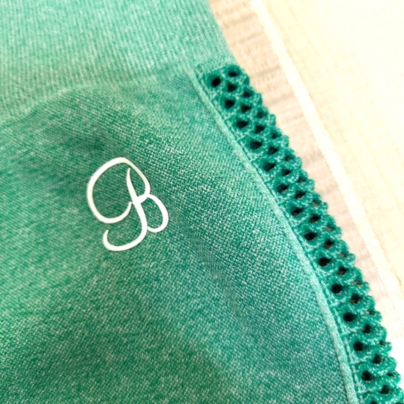 Bombshell Leggings Women's Medium Large Thigh High Green Seamless High Rise m/l - Picture 6 of 10